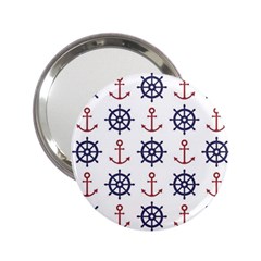 Nautical-seamless-pattern 2 25  Handbag Mirrors