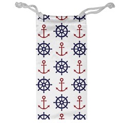 Nautical-seamless-pattern Jewelry Bag