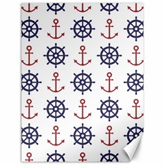 Nautical-seamless-pattern Canvas 12  X 16  by Jancukart