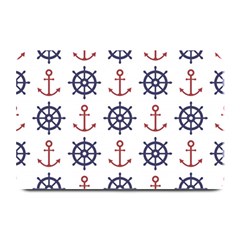 Nautical-seamless-pattern Plate Mats