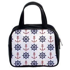 Nautical-seamless-pattern Classic Handbag (two Sides)