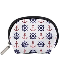 Nautical-seamless-pattern Accessory Pouch (small) by Jancukart