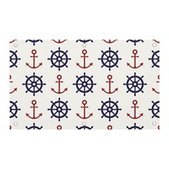 Nautical-seamless-pattern Banner And Sign 5  X 3 