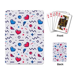 Hearts-seamless-pattern-memphis-style Playing Cards Single Design (rectangle)