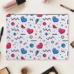 Hearts-seamless-pattern-memphis-style Cosmetic Bag (xl)