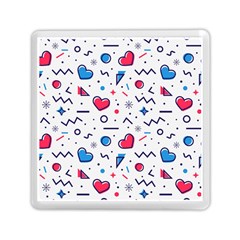 Hearts-seamless-pattern-memphis-style Memory Card Reader (square) by Jancukart