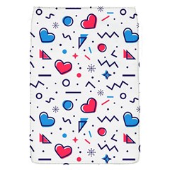 Hearts-seamless-pattern-memphis-style Removable Flap Cover (s) by Jancukart