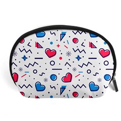 Hearts-seamless-pattern-memphis-style Accessory Pouch (large)