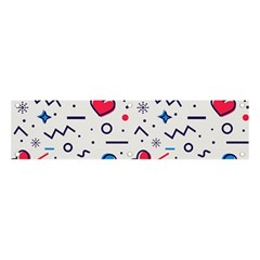 Hearts-seamless-pattern-memphis-style Banner And Sign 4  X 1 