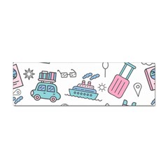 Transportation Seamless Pattern Sticker (bumper)