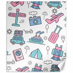 Transportation Seamless Pattern Canvas 20  X 24 