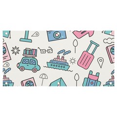 Transportation Seamless Pattern Banner And Sign 4  X 2 