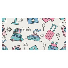 Transportation Seamless Pattern Banner And Sign 6  X 3 