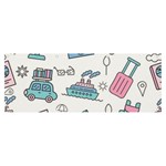 Transportation Seamless Pattern Banner and Sign 8  x 3  Front