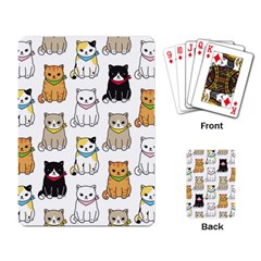 Cat-kitten-seamless-pattern Playing Cards Single Design (rectangle)