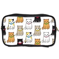 Cat-kitten-seamless-pattern Toiletries Bag (two Sides)