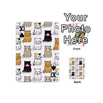 Cat-kitten-seamless-pattern Playing Cards 54 Designs (Mini) Front - Spade10