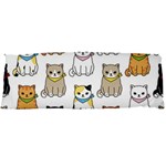 Cat-kitten-seamless-pattern Body Pillow Case Dakimakura (Two Sides) Front