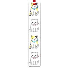 Cat-kitten-seamless-pattern Large Book Marks