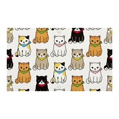 Cat-kitten-seamless-pattern Banner And Sign 5  X 3 