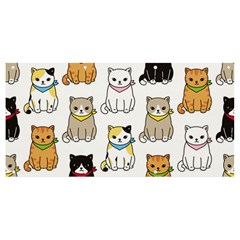 Cat-kitten-seamless-pattern Banner And Sign 8  X 4 