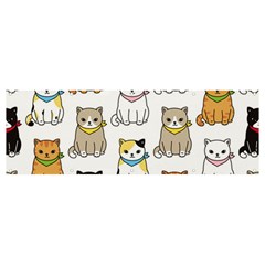 Cat-kitten-seamless-pattern Banner And Sign 12  X 4  by Jancukart