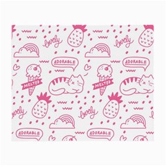 Cute-girly-seamless-pattern Small Glasses Cloth