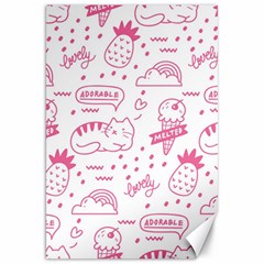 Cute-girly-seamless-pattern Canvas 20  X 30 