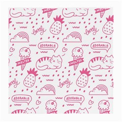 Cute-girly-seamless-pattern Medium Glasses Cloth