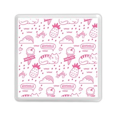 Cute-girly-seamless-pattern Memory Card Reader (square)