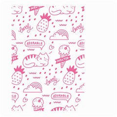 Cute-girly-seamless-pattern Small Garden Flag (two Sides)