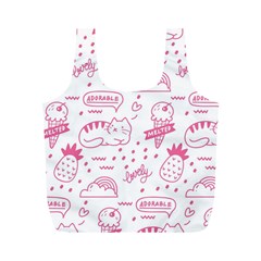 Cute-girly-seamless-pattern Full Print Recycle Bag (m) by Jancukart