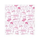 Cute-girly-seamless-pattern Square Satin Scarf (30  x 30 ) Front