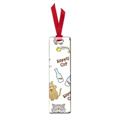 Happy-cats-pattern-background Small Book Marks