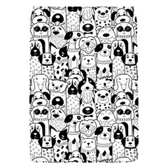 Seamless-pattern-with-black-white-doodle-dogs Removable Flap Cover (s)