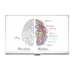 Neurodivergent Creative Smart Brain Business Card Holder by Wegoenart