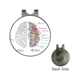 Neurodivergent Creative Smart Brain Hat Clips With Golf Markers by Wegoenart