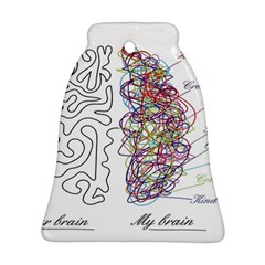 Neurodivergent Creative Smart Brain Ornament (bell) by Wegoenart