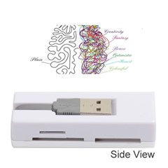 Neurodivergent Creative Smart Brain Memory Card Reader (stick) by Wegoenart