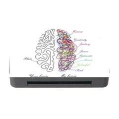 Neurodivergent Creative Smart Brain Memory Card Reader With Cf by Wegoenart