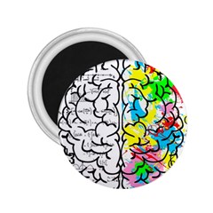 Brain Left Logic Language Science 2 25  Magnets by Wegoenart