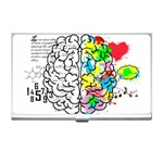 Brain Left Logic Language Science Business Card Holder Front