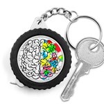 Brain Left Logic Language Science Measuring Tape Front