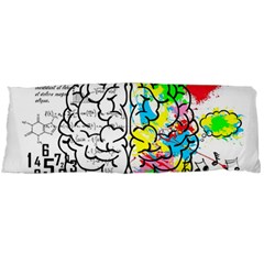 Brain Left Logic Language Science Body Pillow Case (dakimakura) by Wegoenart