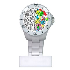 Brain Left Logic Language Science Plastic Nurses Watch by Wegoenart