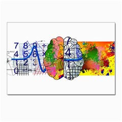 Brain Cerebrum Biology Abstract Postcard 4 x 6  (Pkg of 10)