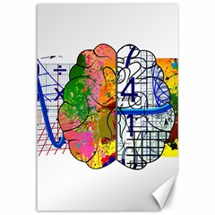 Brain Cerebrum Biology Abstract Canvas 12  x 18 