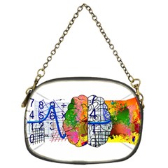 Brain Cerebrum Biology Abstract Chain Purse (Two Sides)