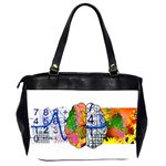 Brain Cerebrum Biology Abstract Oversize Office Handbag (2 Sides) Back