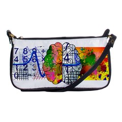 Brain Cerebrum Biology Abstract Shoulder Clutch Bag